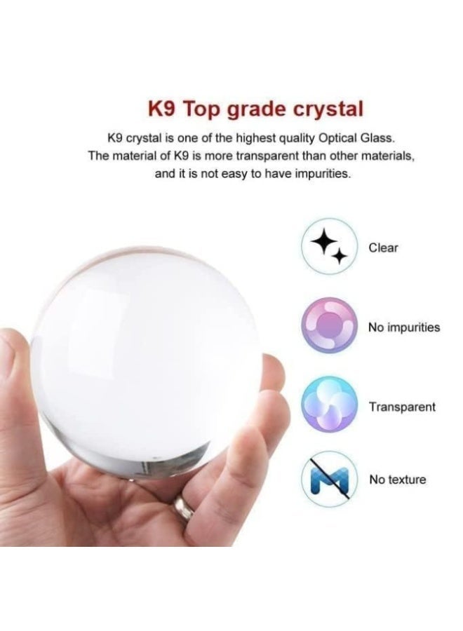 ARABIQO 3D Crystal Ball Night Light 8cm with Wooden Base, USB Powered LED Glass Lamp for Bedroom & Home Décor, Galaxy Crystal Gift for Valentine’s Day, Ramadan & Special Occasions (Couple Doll) - Image 4